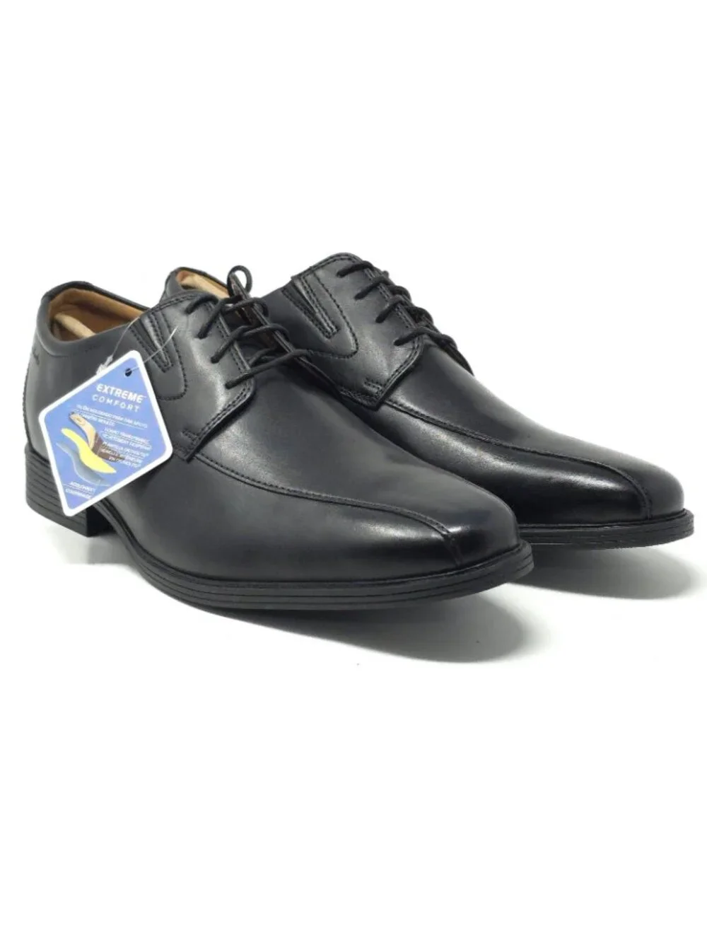 New Clarks Whiddon Pace Black Leather Oxford Men’s 12W
